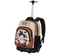 Karactermania Dragon Ball (Bola de Dragón) Goku Foodie-Mochila Trolley GTS FAN, Marrón, 32 x 47 cm, Capacidad 30 L