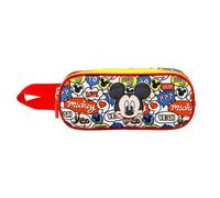 Karactermania Estuche Doble Portatodo 3D Mickey Mouse Yeah