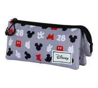 Karactermania Estuche Portatodo Triple 2.0 Disney Mickey Mouse Grey