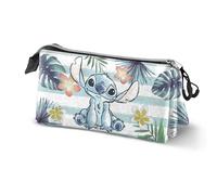 KARACTERMANIA ESTUCHE PORTATODO TRIPLE LILO Y STITCH OCEAN OCEAN 8x23x11 Cms.