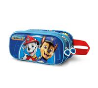 Karactermania La Patrulla Canina Adventure-Estuche Portatodo 3D Doble, Azul, 22 x 10 cm