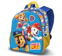 Karactermania La Patrulla Canina Play-Mochila 3D Pequeña, Azul, 26 x 31 cm, Capacidad 7 L
