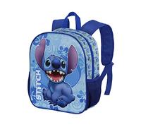Disney Stitch-Mochila 3D Pequeña, 26 x 31 cm, Capacidad 8.5 L, Multicolor Aloha
