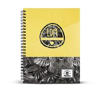 KARACTERMANIA Martina D'Antiochia (La Diversión de Martina) Yellow Cuaderno Papel Cuadriculado DIN A4