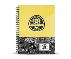 KARACTERMANIA Martina D'Antiochia (La Diversión de Martina) Yellow Cuaderno Papel Cuadriculado DIN A5