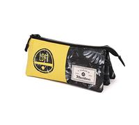 KARACTERMANIA Martina D'Antiochia (La Diversión de Martina) Yellow-Estuche Portatodo Triple HS, Amarillo, 23 x 11 cm