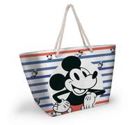 Disney Mickey Mouse Beach-Bolsa de Playa Soleil, Multicolor, 52 x 37 cm