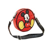 Disney Mickey Mouse Shoes Padding Round Shoulder Bag, Red
