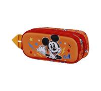 KARACTERMANIA Mickey Mouse Whisper-Estuche Portatodo 3D Doble, Azul