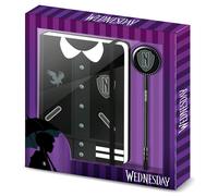 Karactermania Caja regalo Miércoles Varsity – Diario y bolígrafo Fashion, Negro