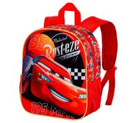 Disney Cars 3 Bumper-Mochila 3D Pequeña, Rojo, 26 x 31 cm, Capacidad 8,5 L