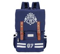 Harry Potter Academy-Mochila Oxford, Azul Oscuro, 29 x 40 cm, Capacidad 16 L