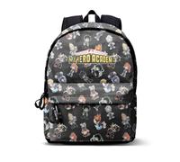 Karactermania My Hero Academia-Mochila HS FAN, 30 x 41 cm, Capacidad 22 L, Negro Chibi