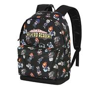 Karactermania My Hero Academia-Mochila HS FAN, 30 x 41 cm, Capacidad 22 L, Negro Chibi