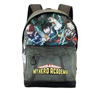 Karactermania My Hero Academia-Mochila HS FAN, 30 x 41 cm, Capacidad 22 L, Verde Militar Battle