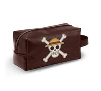 OnePiece Neceser de viaje Skull Brick Plus Marrón 27 x 13 cm