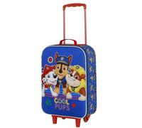 Karactermania Paw Patrol La Patrulla Canina Cool-Maleta Trolley Soft 3D, Azul, 17 x 33 x 52 cm, Capacidad 26 L