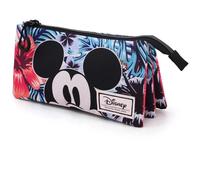 Karactermania Portatodo Mickey Disney Triple 11x23,5x5cm - Producto Oficial - Producto Escolar - Niños y Niñas