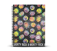 KARACTERMANIA Rick y Morty Psycho Cuaderno Papel Cuadriculado DIN A5