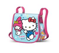 Karactermania Sanrio Hello Kitty Friendship-Bolso Muffin Mini, Azul, 17 x 17 cm