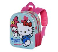 Karactermania Sanrio Hello Kitty Friendship-Mochila 3D Elite, Azul, 25 x 30 cm, Capacidad 7 L