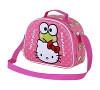 Karactermania, Bolsa Portamerienda 3D Sanrio Unisex Kids, Rosa Hello Kitty, One size