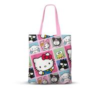 Karactermania Sanrio Hello Kitty Panels-Bolsa de la Compra Shopping FAN, Multicolor, 33 x 40 cm