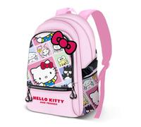 Karactermania Sanrio Hello Kitty Panels-Mochila Fight FAN 2.2, Multicolor, 31 x 44 cm, Capacidad 24 L