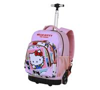 Karactermania Sanrio Hello Kitty Panels-Mochila Trolley GTS FAN, Multicolor, 32 x 47 cm, Capacidad 30 L