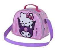 Karactermania, Bolsa Portamerienda 3D Sanrio Unisex Kids, Rosa Hello Kitty, One size