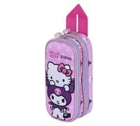 Karactermania Sanrio Hello Kitty Playful-Estuche Portatodo 3D Doble, Rosa, 22 x 10 cm
