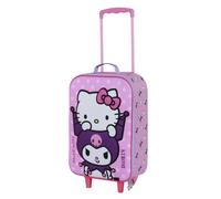 Karactermania Sanrio Hello Kitty Playful-Maleta Trolley Soft 3D, Rosa, 17 x 33 x 52 cm, Capacidad 26 L