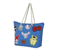 Karactermania Bolsa de playa Sanrio Hello Kitty Stickers Soleil azul 52 x 37 cm
