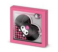 Karactermania Diario Sanrio Kuromi Chess – Corazón, llave y boli – Multicolor