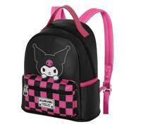 Sanrio Kuromi Chess-Mochila Heady Pequeña, Multicolor, 22 x 25 cm, Capacidad 8 L