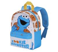 Karactermania Barrio Sésamo Monstruo de las Galletas Cookie-Mochila Preescolar Joy, Blanco, 22 x 27 cm, Capacidad 5 L