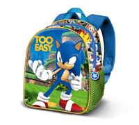 Karactermania Sonic The Hedgehog Easy-Mochila 3D Elite, Azul, 25 x 30 cm, Capacidad 7 L