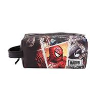 KARACTERMANIA Spiderman Collage-bolsa De Aseo Brick, Neceser Unisex Niños, Multicolor, Un Tamaño