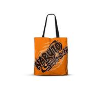 Karactermania Tote Bag Premium (Limited Edition) Naruto Shippuden: Naruto Logo [40×33], Negro , Talla única