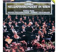 KARAJAN Herbert von (dir); Wiener Philharmoniker - Neujahrskonzert in Wien 1987 -- Herbert von Karajan (cond), Wiener Philharmoniker, Kathleen Battle (sopran) -- Deutsche Grammophon (1987) Printed in Germany --