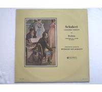 Karajan, Herbert Von Schubert Unfinished Symphony Brahms Variations LP Columbia 33CX1349 EX/VG 1950s