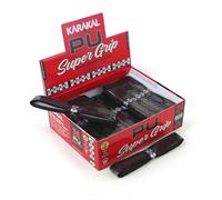 Karakal PU Super Grips - Caja de 24 unidades (negro)