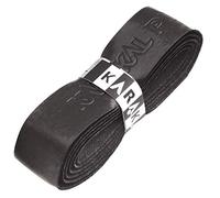 Karakal Super Grip - Cinta de agarre autoadhesiva de poliuretano para bádminton, squash, tenis, palos de hockey o bastones de esquí, paquete de 5 o 24 unidades, varios colores, B00HURNP08, Negro , 6x