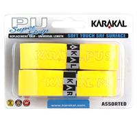 Karakal Super PU - Empuñaduras de repuesto (2 unidades), color amarillo