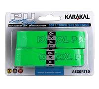Karakal Super PU - Puños de repuesto para tenis, squash, bádminton (2 unidades), color verde