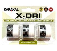 Karakal X-DRI Overgrip - Tenis - Bádminton - Squash (blanco)