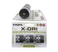 Karakal X-DRI Overgrip - Tenis - Bádminton - Squash (negro)