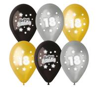 Karaloon Globo 30118, negro, dorado, plateado, extra grande