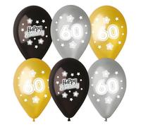 Karaloon Globo 30122, negro, dorado, plateado, extra grande