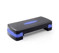 KARAN KING Fitness Stepper for Home & Gym, Cardio, Weights, Yoga, Entrenamiento - Ajustables 2 Step Level Heights (10,15 cm) - Juego de accesorios perfecto para rutinas de fitness (azul)